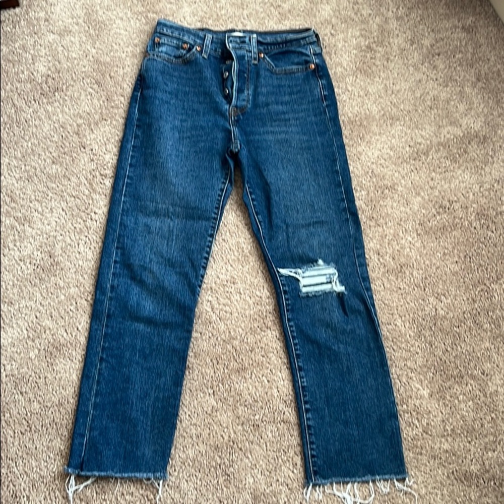 Levi wedgie straight jeans